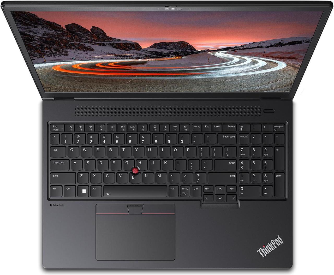 Alt view image 6 of 7 - Lenovo ThinkPad P16v Gen 2 Intel Laptop, 16" IPS  Low Blue Light, 155H, NVIDIA RTX 2000 Ada Generation Laptop GPU 8GB GDDR6, 64GB, 1TB SSD