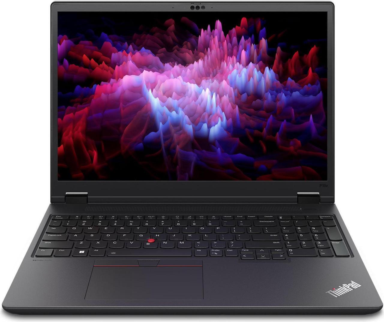 Lenovo ThinkPad P16v Gen 2 Intel Laptop, 16" IPS  Low Blue Light, 155H, NVIDIA RTX 1000 Ada Generation Laptop GPU 6GB GDDR6, 32GB, 1TB SSD