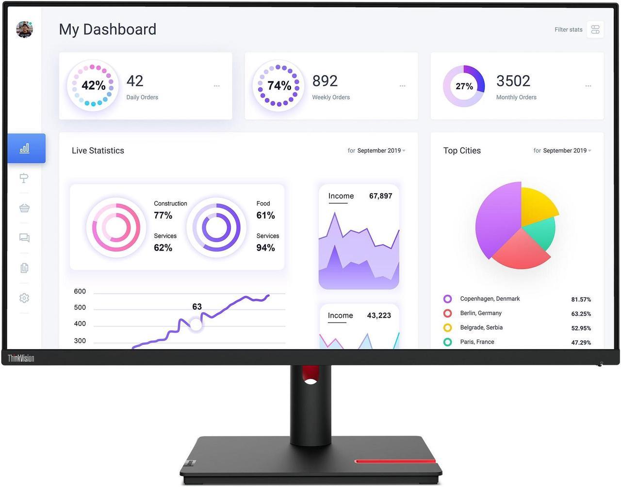 Lenovo ThinkVision T32p-30 31.5 inch Monitor