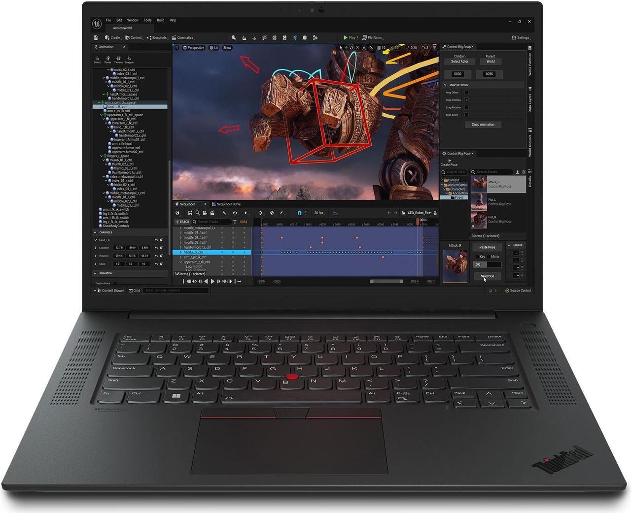 Lenovo ThinkPad P1 Gen 6 Intel Laptop, 16",13th Generation Intel Core i7-13800H vPro,32GB, RTX A1000  GPU 6GB GDDR6, 1TB SSD,Win 11 Pro