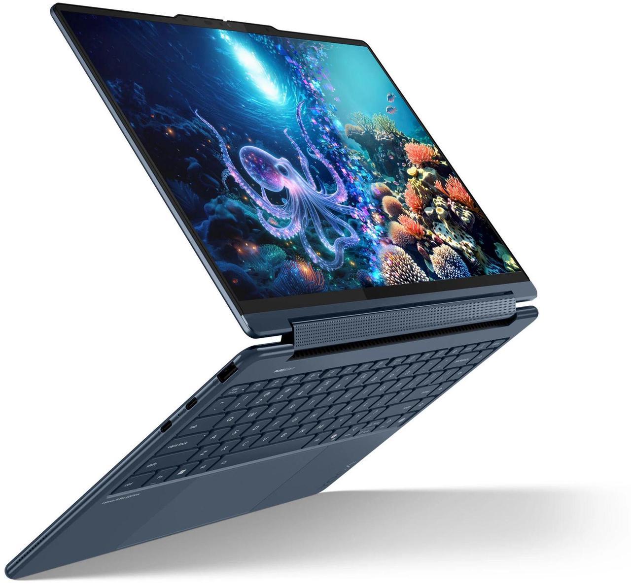 Main image of Lenovo Yoga 9i 2-in-1 Aura Edition Laptop, 14" Glass,Intel Core Ultra 7 258V,32GB, Arc Graphics 140V, 1TB SSD,Win 11 Pro
