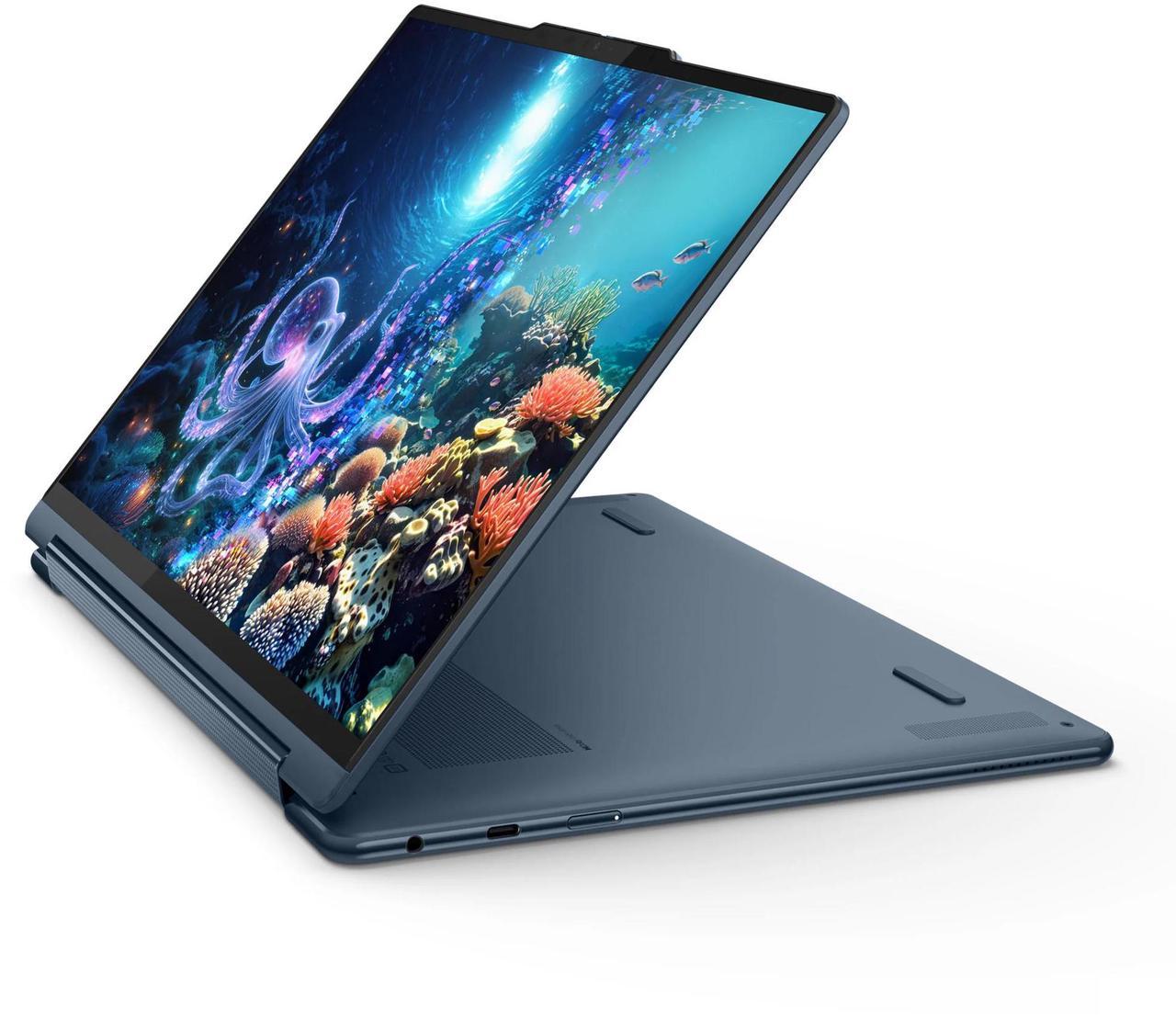 Alt view image 2 of 7 - Lenovo Yoga 9i 2-in-1 Aura Edition Laptop, 14" Glass,Intel Core Ultra 7 258V,32GB, Arc Graphics 140V, 1TB SSD,Win 11 Pro