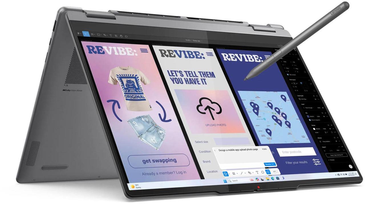 Main image of Lenovo Yoga 7i 2-in-1 Laptop, 14" Glass,Intel Core Ultra 7 256V,16GB, Arc Graphics 140V, 1TB SSD,Win 11 Pro