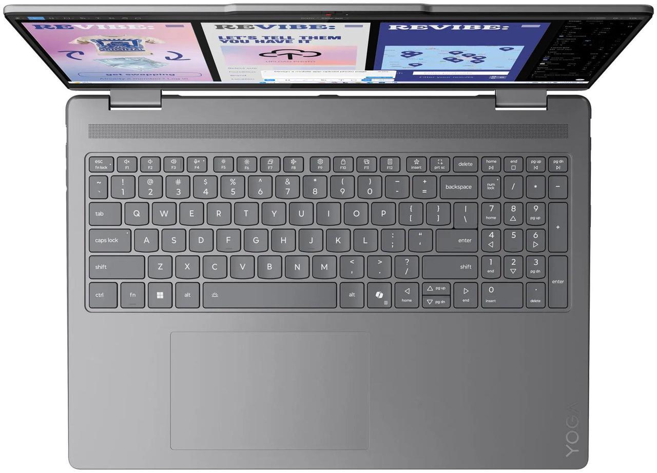Alt view image 5 of 7 - Lenovo Yoga 7i 2-in-1 Laptop, 16" IPS Glass,Intel Core Ultra 7 256V,16GB, Arc Graphics 140V, 1TB SSD,Win 11 Pro