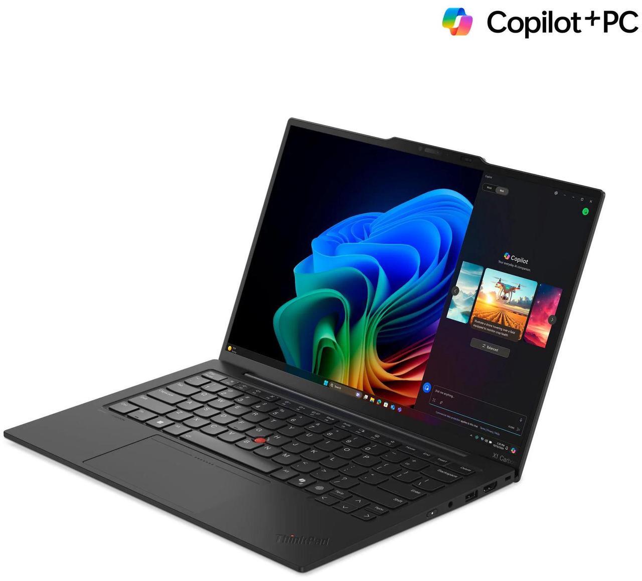Alt view image 3 of 7 - Lenovo ThinkPad X1 Carbon Gen 13 Intel Laptop, 14" Low Blue Light, Intel Core Ultra 7 268V vPro, 32GB, 1TB SSD