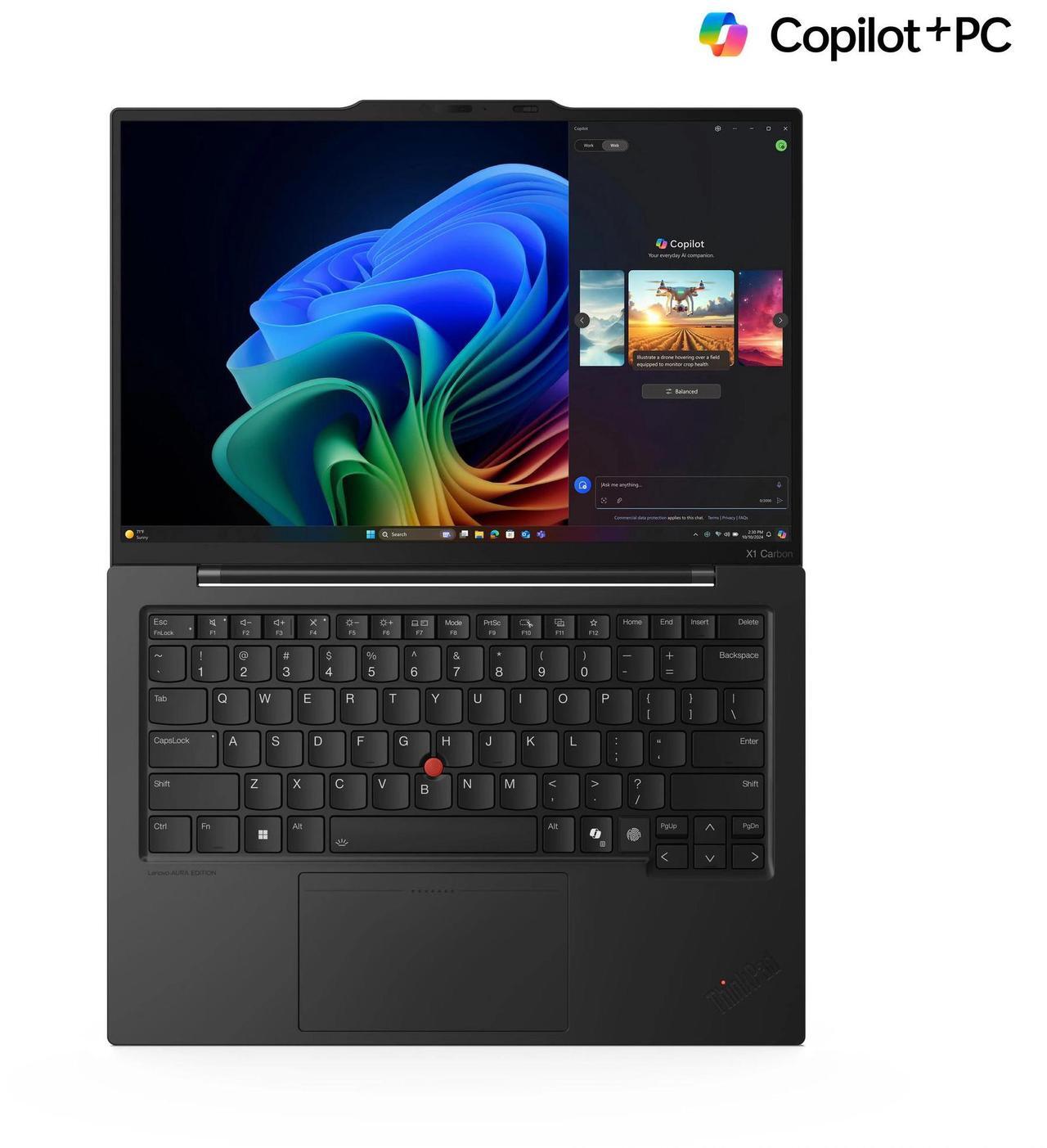 Alt view image 6 of 7 - Lenovo ThinkPad X1 Carbon Gen 13 Intel Laptop, 14" Low Blue Light, Intel Core Ultra 7 268V vPro, 32GB, 1TB SSD