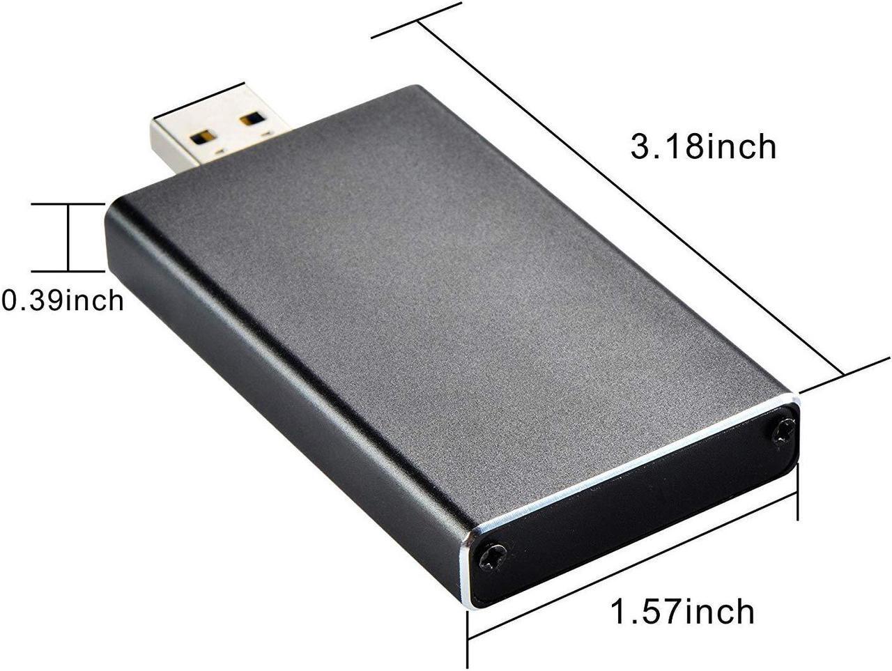 Alt view image 2 of 3 - Usb3.0 To Msata Mini-Sata 30Mm x 50Mm Full Size Ssd Portable Hard Disk Driver External Enclosure