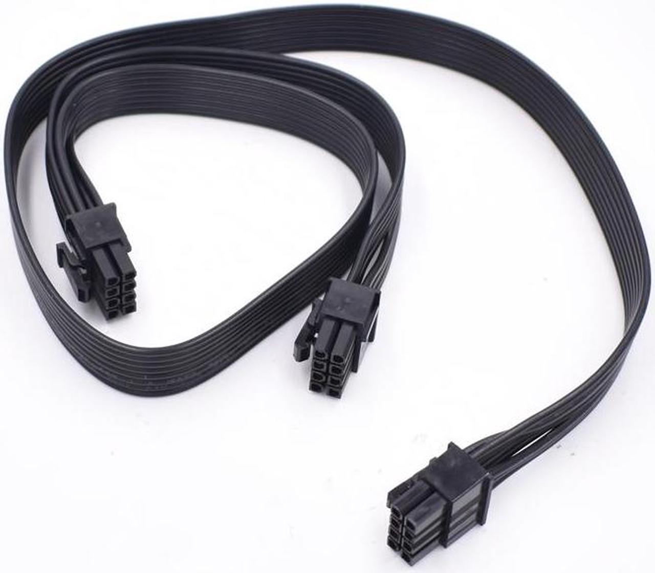 PCI Express 8pin to Dual 8pin(6+2)Pin Power supply Cable PCIe 8 Pin 1 to 2 Spliter for Corsair TX850M TX650M RM1000 Modular PSU