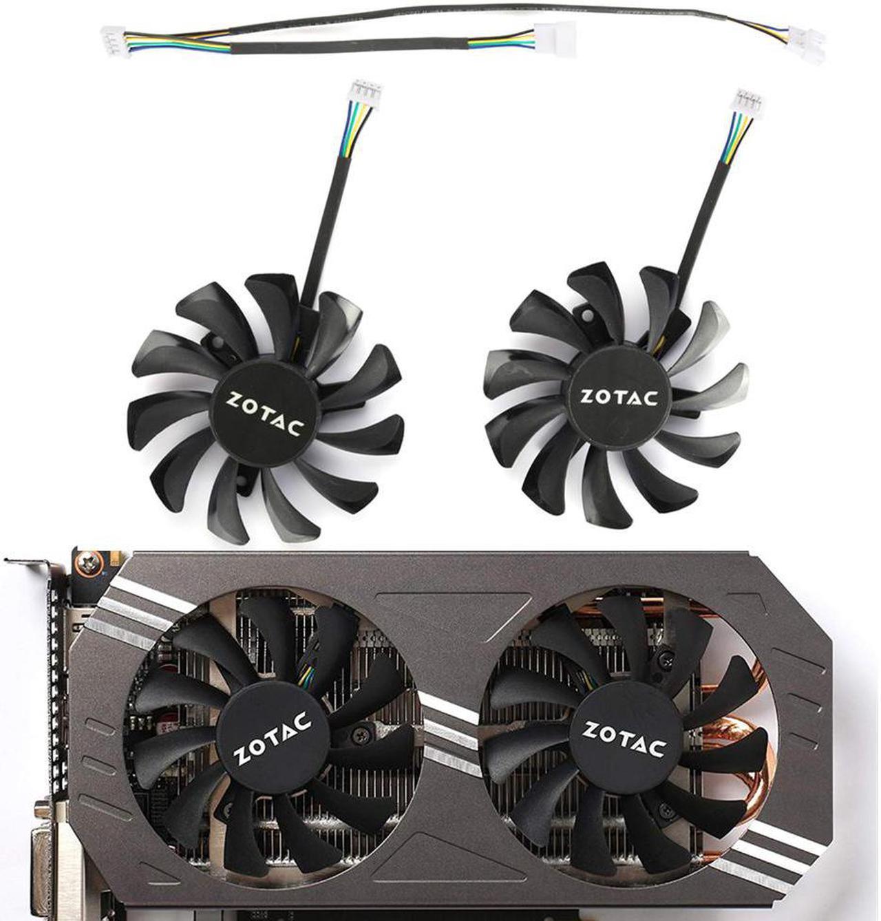 75MM GA81S2U 40mm GTX970 Cooler Fan Replacement For ZOTAC GTX 660Ti 650Ti BOOST GTX 970 Graphics Card Cooling Fan