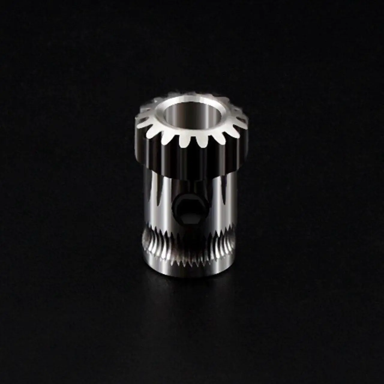 Alt view image 5 of 5 - TWODrivegear kit dual drive gear extruder kit Cloned Btech upgrade for extruder for Prusa i3 3d printer gear Bowden DDB Kit