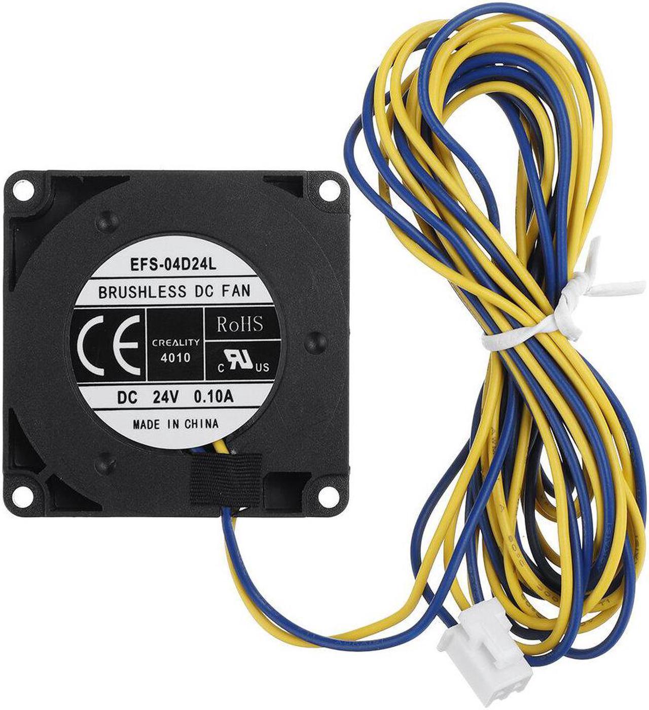 4010 Blower Fan 24V 6800r/min L1400mm with 2.5 Terminals Cooling Fan for Ender-3 V2 3D Printer