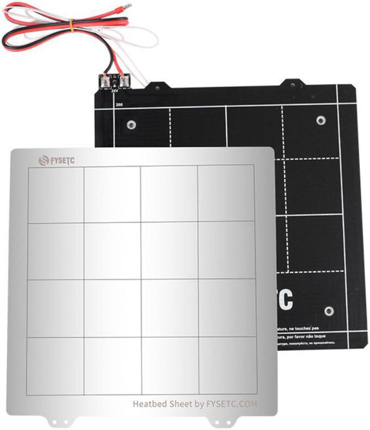 235*235mm Magnetic Heated bed Platform 24V + Steel Hotbed Surface Sheet for 3D Printer