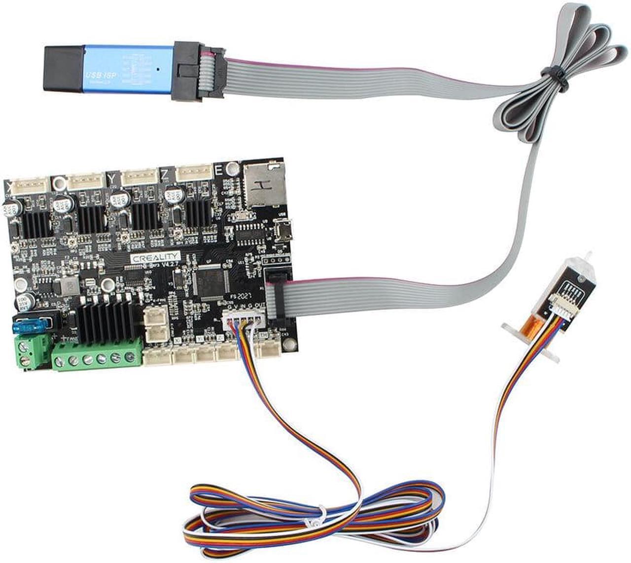 Alt view image 4 of 5 - Touch Auto Leveling SEt wit 1.75mm PTEF Tube + MK9 Nozzles + Pneumatic Connectors Upgrade Kit for Ender-3/CR-10 Series 3D Printer