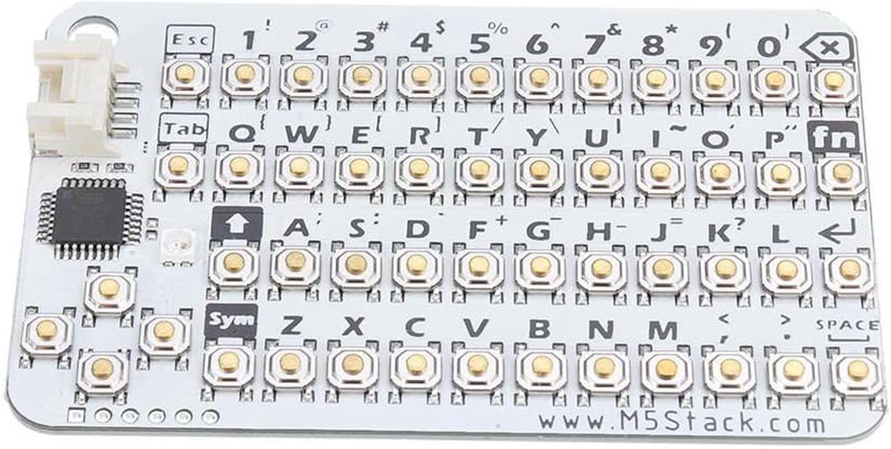 Alt view image 4 of 5 - Kit Including 4 Sensor Joystick /Dual-Button/ Button Cap/ CardKB Mini Keyboard for IoT Development Bo