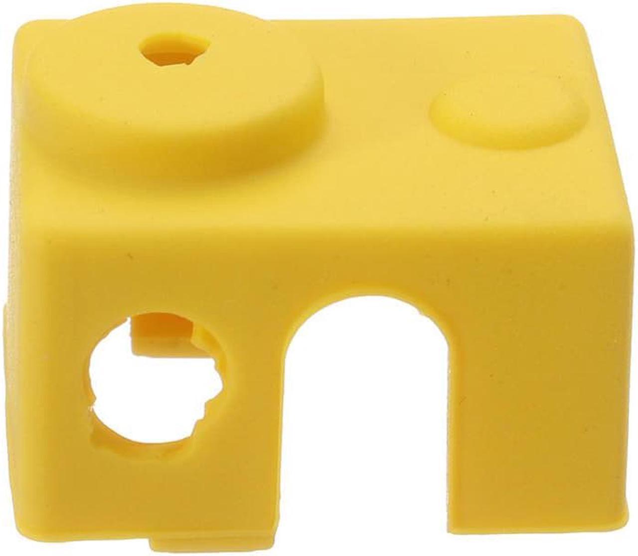 Alt view image 3 of 5 - 5pcs Yellow Universal Hotend Block Insulation Sock Silicone Case For 3D Printer