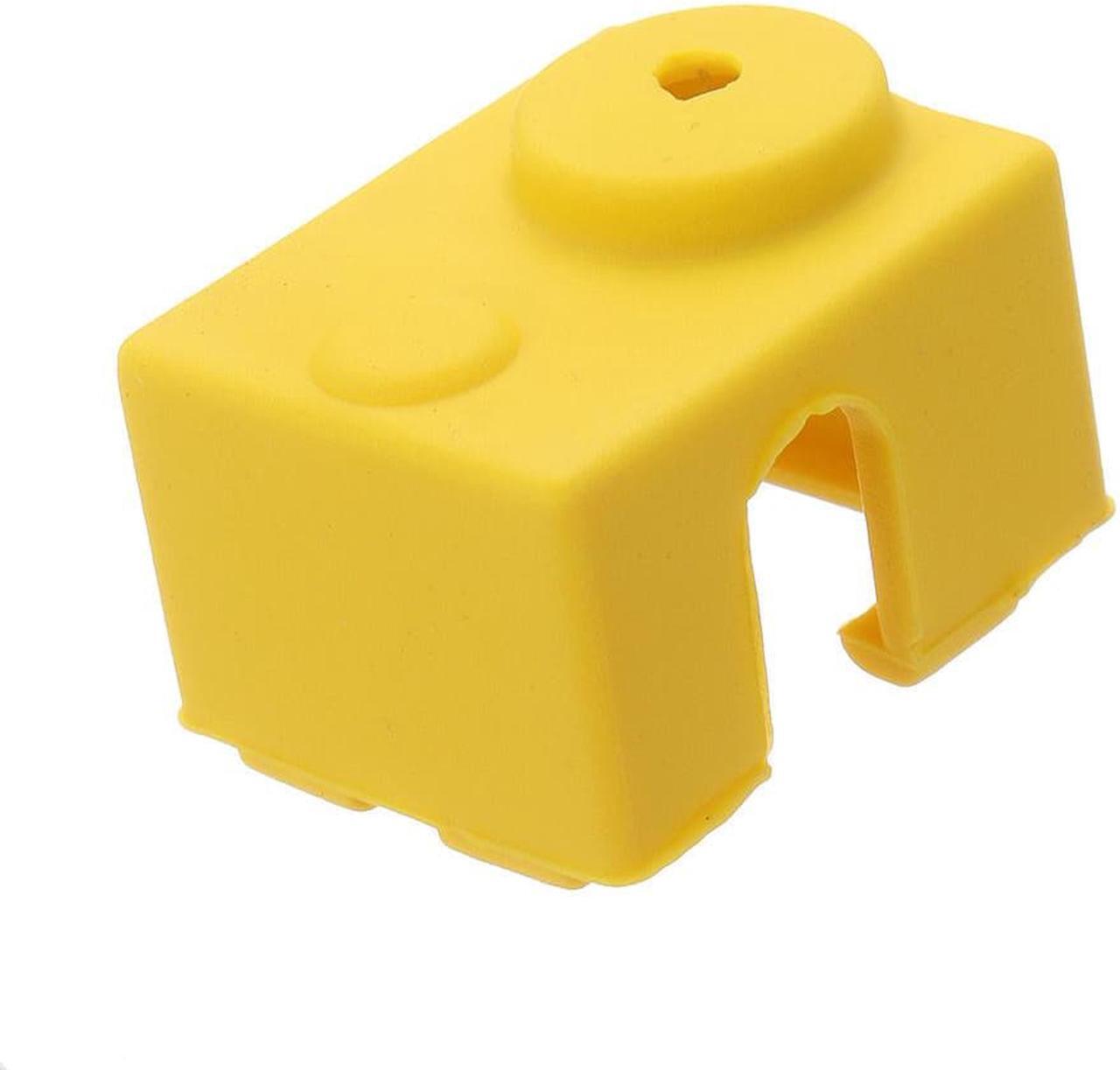 Alt view image 4 of 5 - 5pcs Yellow Universal Hotend Block Insulation Sock Silicone Case For 3D Printer