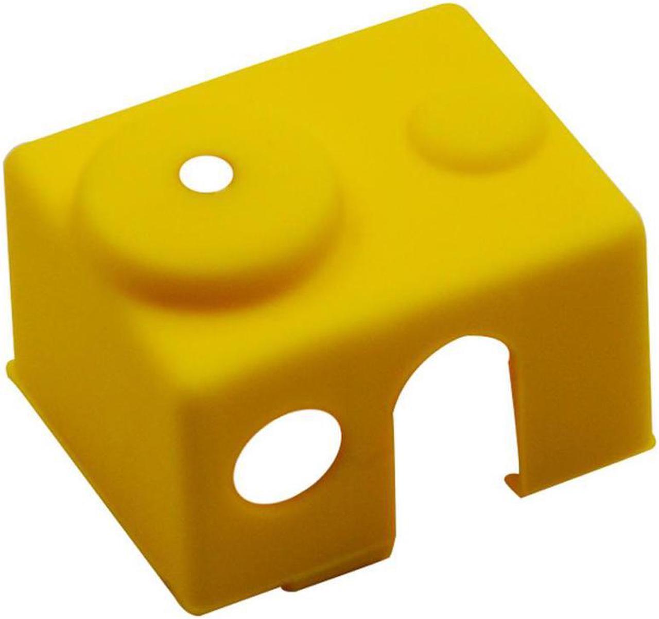 Main image of 5pcs Yellow Universal Hotend Block Insulation Sock Silicone Case For 3D Printer