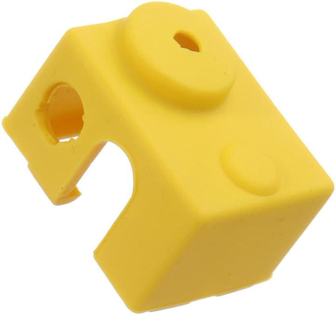 Alt view image 5 of 5 - 5pcs Yellow Universal Hotend Block Insulation Sock Silicone Case For 3D Printer