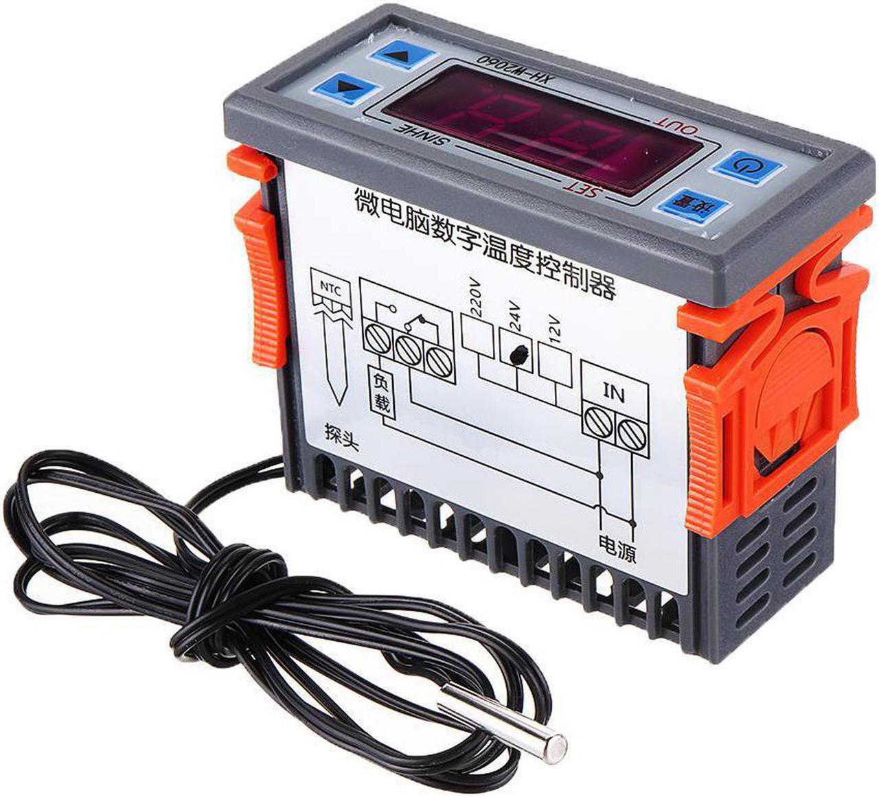Main image of XH-W2060 Embedded Digital Thermostat Cabinet Freezer Cold Storage Thermostat Temperature Controller Temperature Control