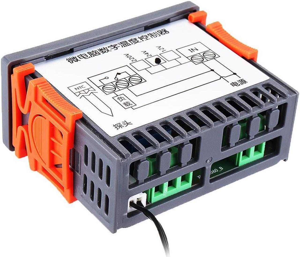 Alt view image 5 of 5 - XH-W2060 Embedded Digital Thermostat Cabinet Freezer Cold Storage Thermostat Temperature Controller Temperature Control