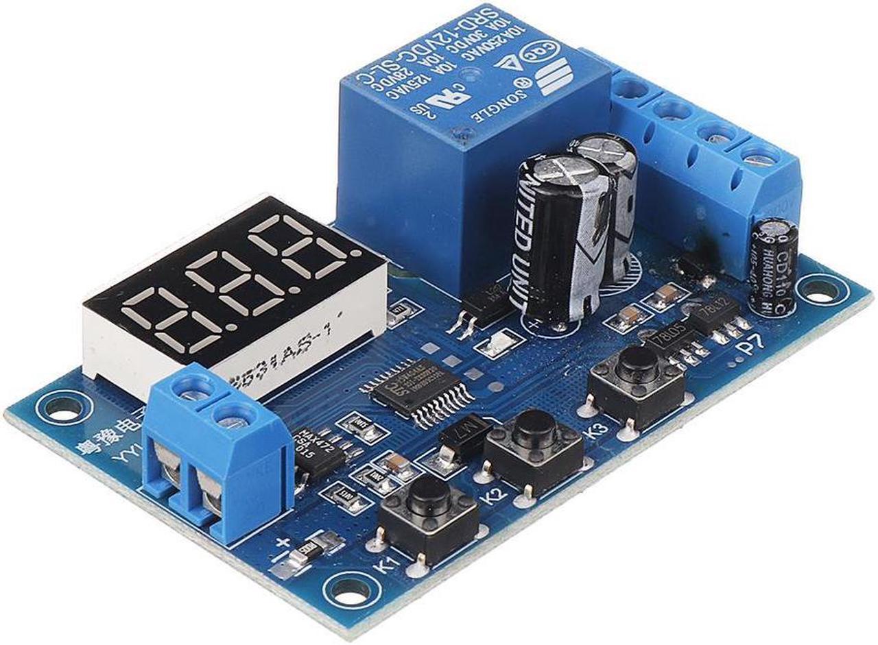 YYI-2 5V 12V 24V Current Detection Module Current Limit Overcurrent Motor Blocking Protection Board Current Sensor Relay Board 5-24V DC