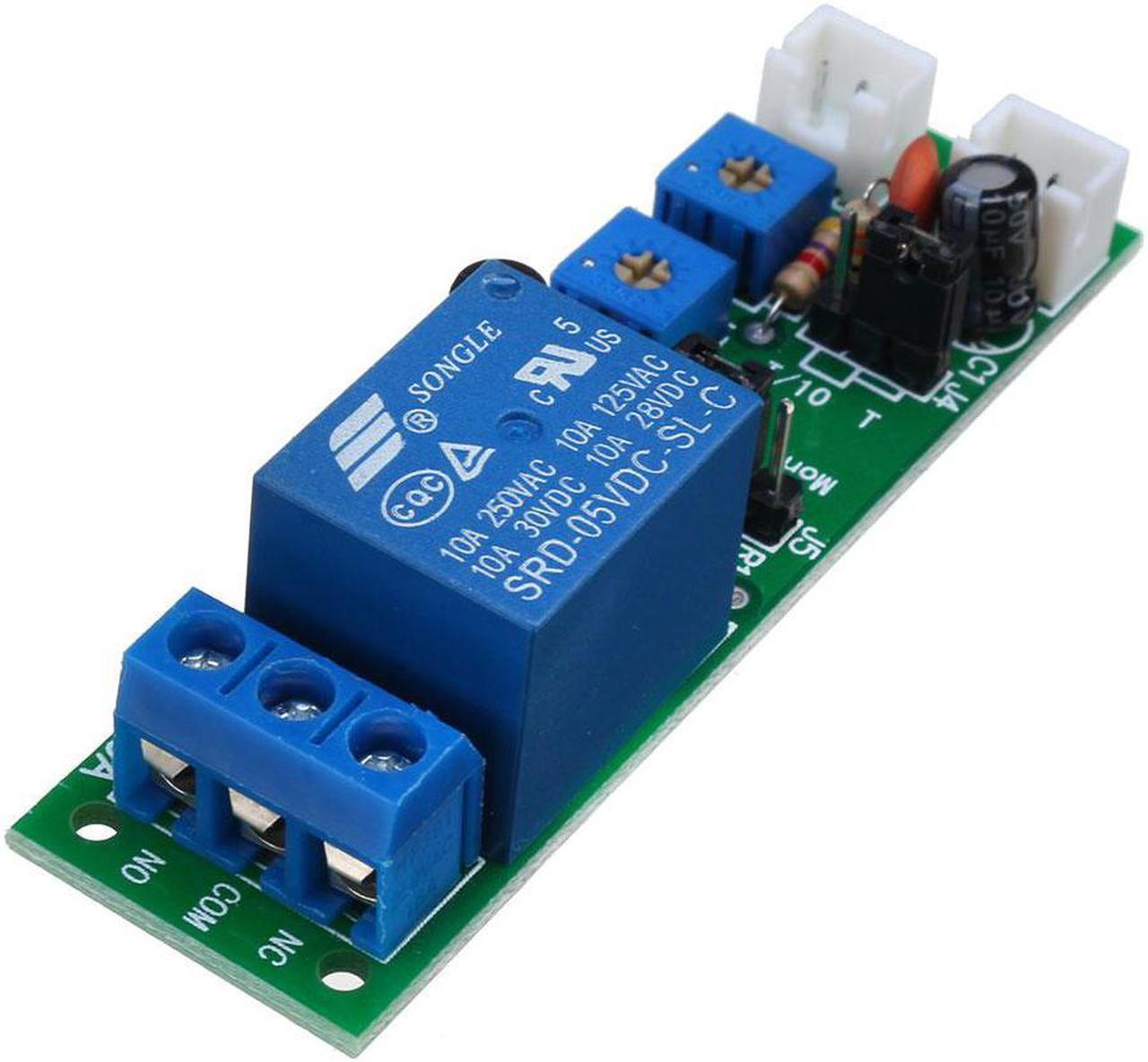 JK11S-100S-5V 10A 0-100S Adjustable ON-OFFf Delay Module Timer Cycle Switch Infinite Loop Relay Module