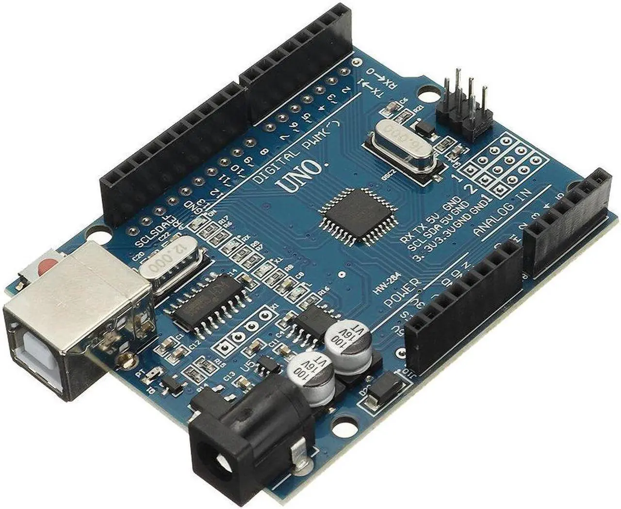 Alt view image 5 of 5 - HW-284 16Mhz MJT UN0 R3 Development Board ATmega328P MCU Chip
