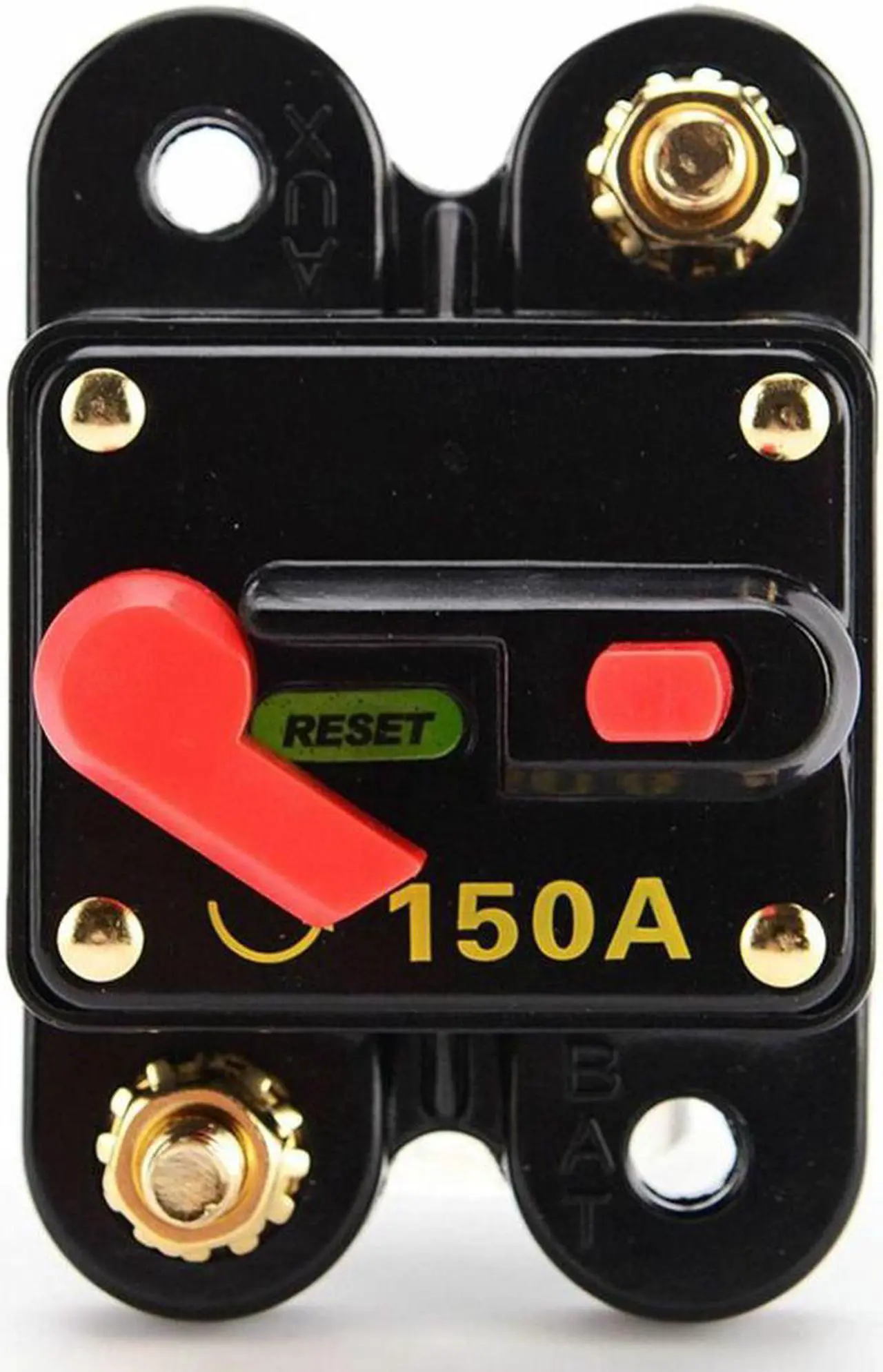 Alt view image 3 of 5 - Car Switch Manual Reset Fuse holder Circuit Breaker 12V 100/150/200A Switch for Car SUV Boat Battery Manual Reset Switch