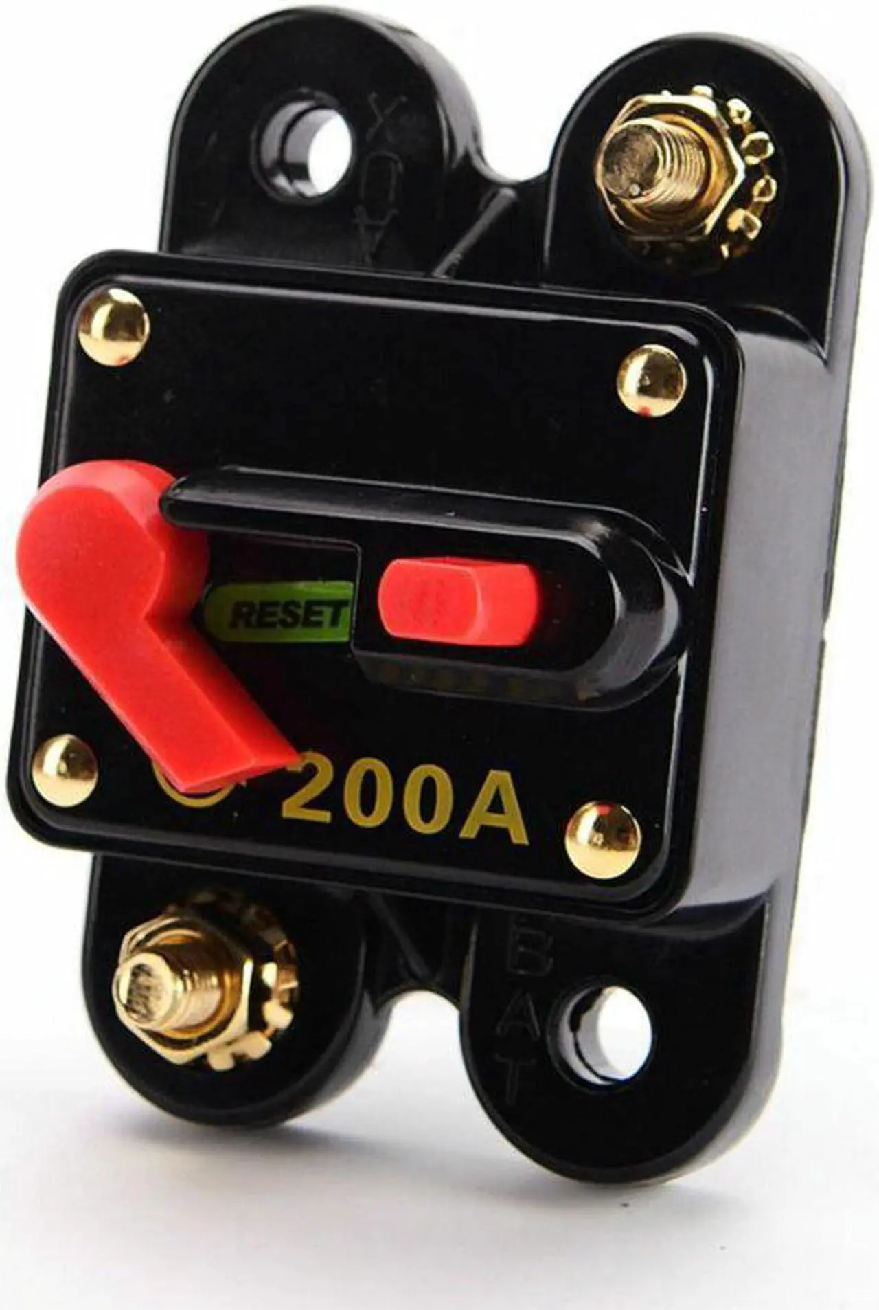 Alt view image 5 of 5 - Car Switch Manual Reset Fuse holder Circuit Breaker 12V 100/150/200A Switch for Car SUV Boat Battery Manual Reset Switch