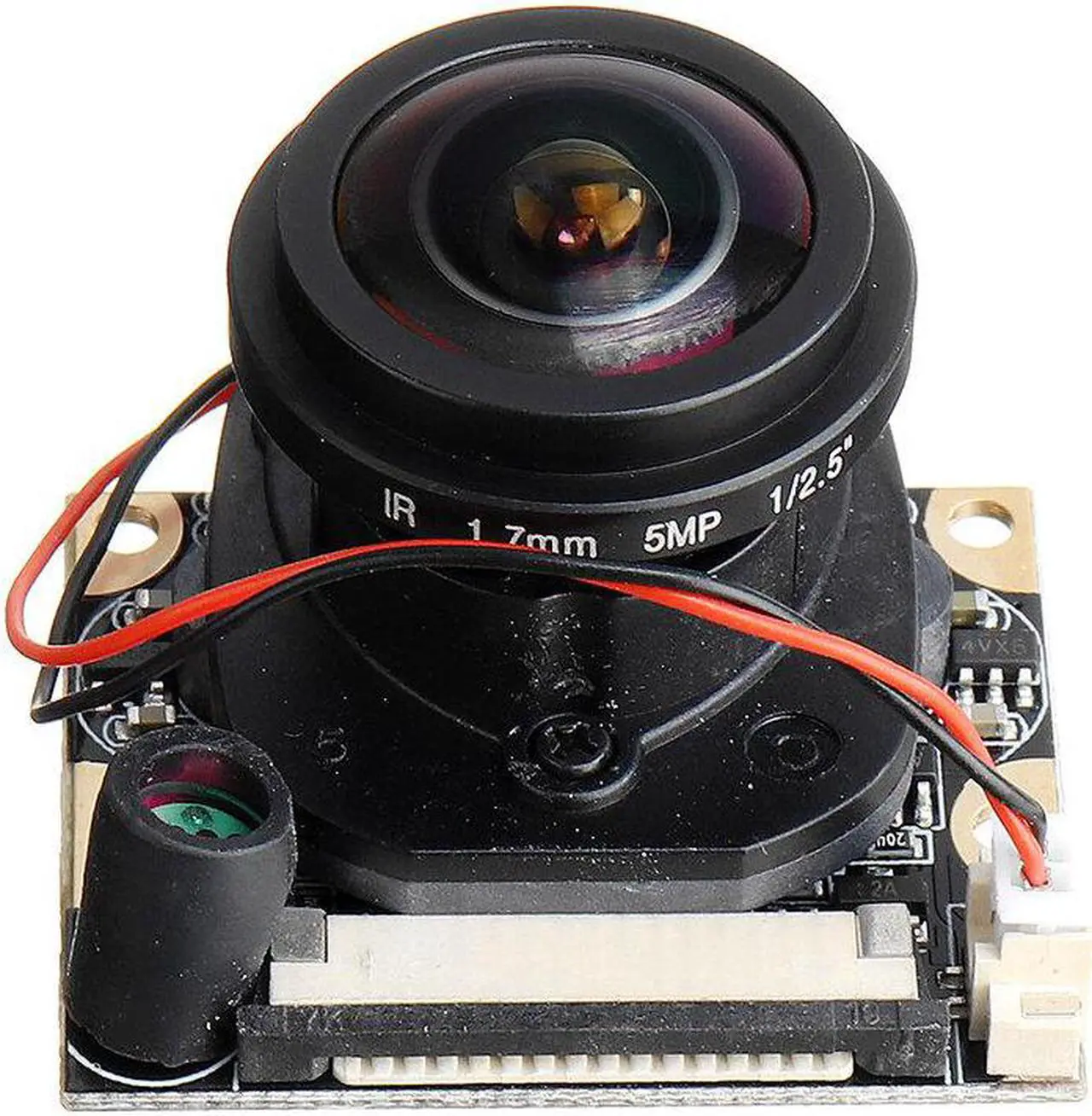 Alt view image 4 of 5 - 5MP Camera Module 5 Megapixel 175° Focal Adjustable Length Night Vision NoIR Camera with Automatic IR-CUT