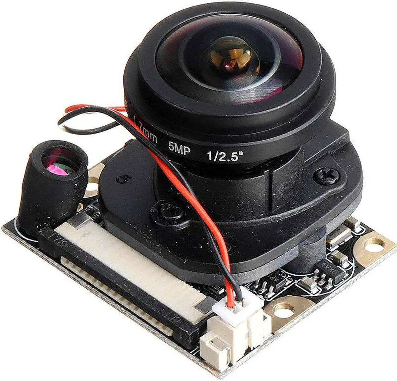 Alt view image 3 of 5 - 5MP Camera Module 5 Megapixel 175° Focal Adjustable Length Night Vision NoIR Camera with Automatic IR-CUT