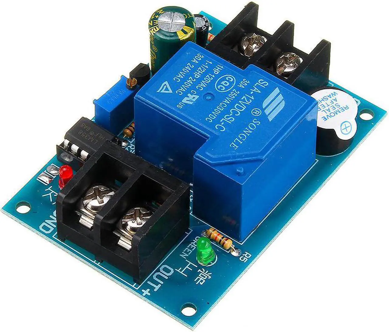 Main image of Universal 12V Battery Anti-discharge Controller with Delay Anti-over-discharge Protection Board Low Voltage Undervoltage Protection
