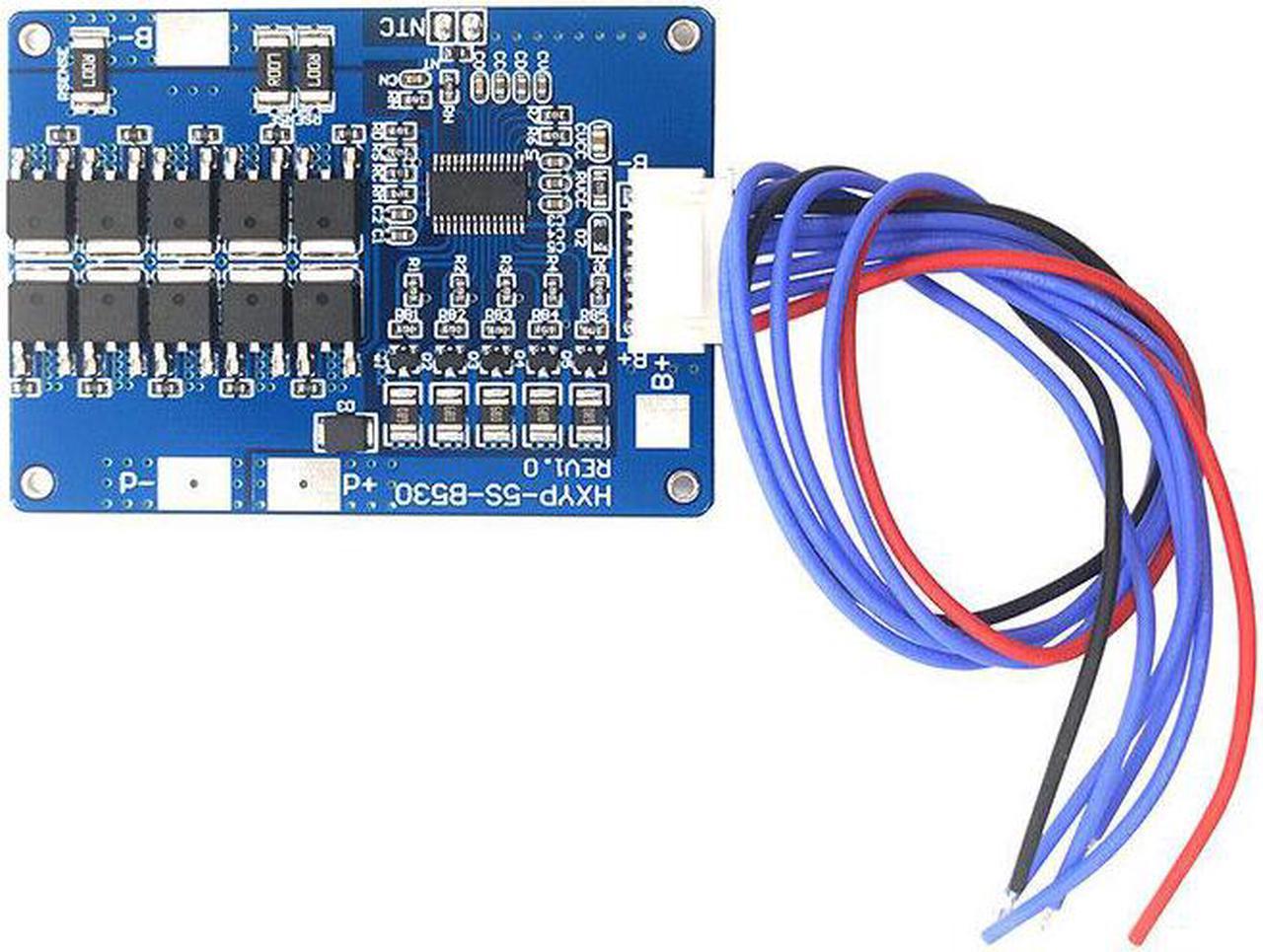 HXYP-5S-B530 21V 5S Lithium Battery Protection Board with Equalization and Temperature Control 30A 45A