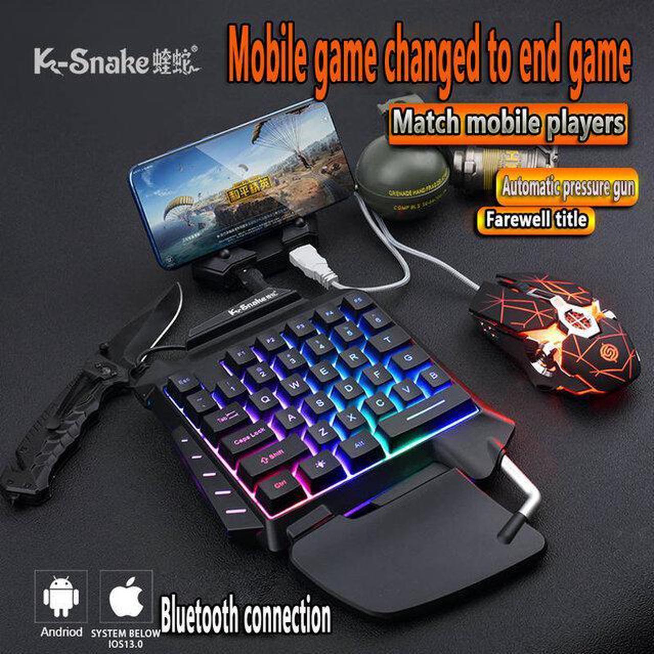 Alt view image 3 of 5 - G92 Gaming Keyboard Mouse Converter Adapter for IOS Android Phone for iPhone Tablet for iPad Mobile Game PUBG Laptop PC