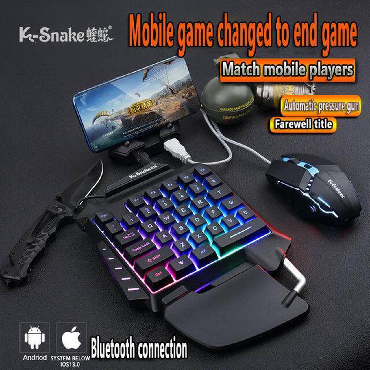 Alt view image 4 of 5 - G92 Gaming Keyboard Mouse Converter Adapter for IOS Android Phone for iPhone Tablet for iPad Mobile Game PUBG Laptop PC