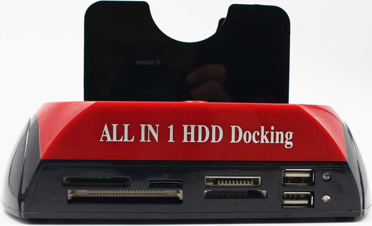 Hard Drive Disk Dock Station Base 2.5 inch 3.5 inch IDE SATA USB 2.0 Dock HUB Dual HDD USB EU External Box Enclosure Case