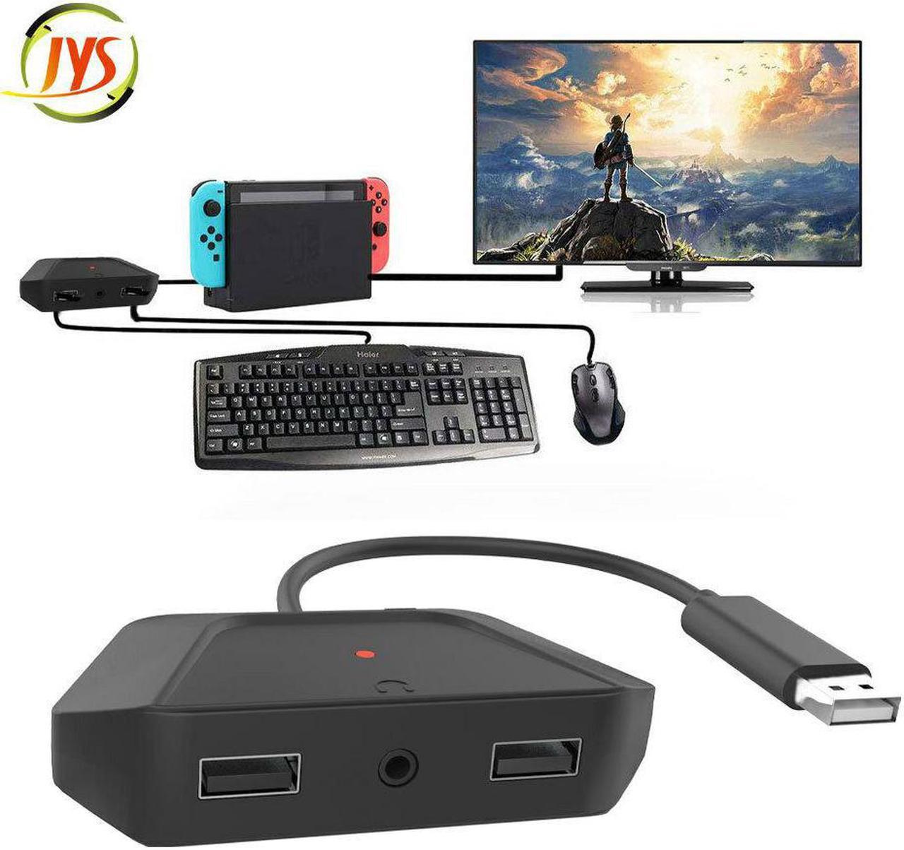 JYS-NS200 Keyboard Mouse Converter for Nintendo Switch for Xbox One X S for PS4 PS3 Gamepad Keyboard Mouse Controller Adapter