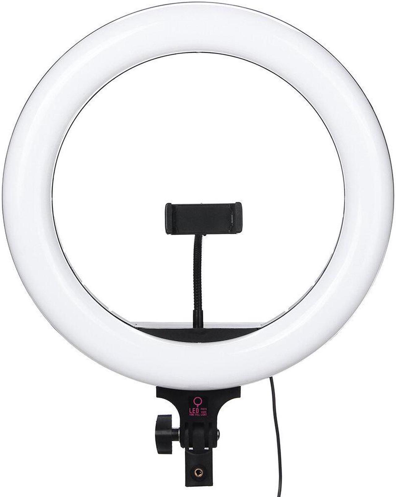 7/10/13/15/18 Inch LED Ring Light Studio Fill Light Tripod Stand Photo Makeup Live Dimmable Lamp for Youtube Tiktok Streaming Broadcast Vlogging