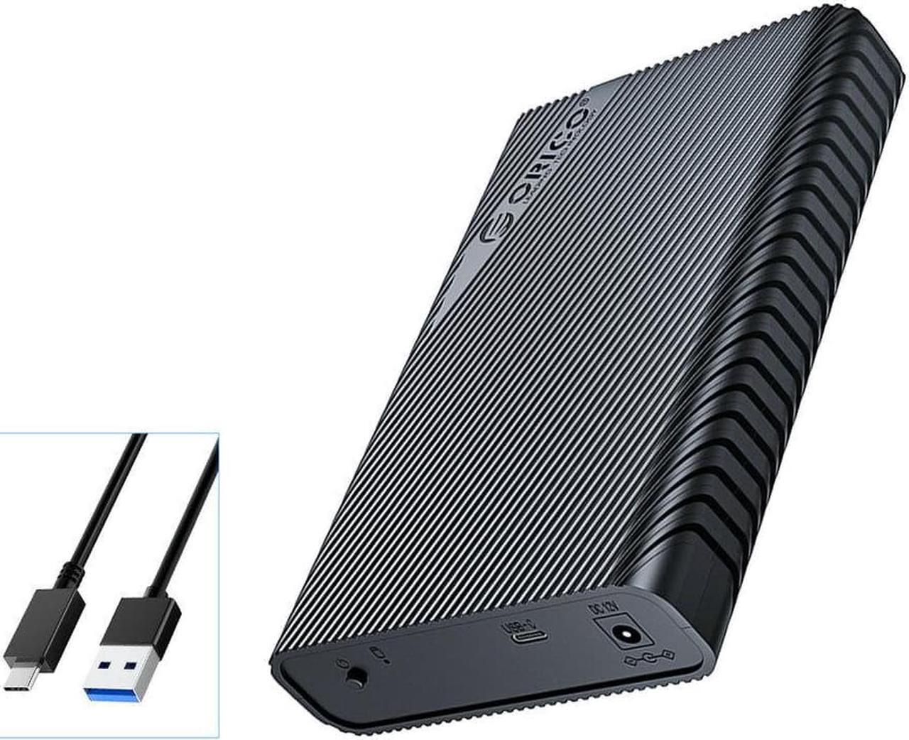 Alt view image 3 of 5 - 3.5inch External Type-C Hard Drive Enclosure Adapter For 2.5/3.5 HDD/SSD Up To 18TB SATA to USB External Hard Drive Case