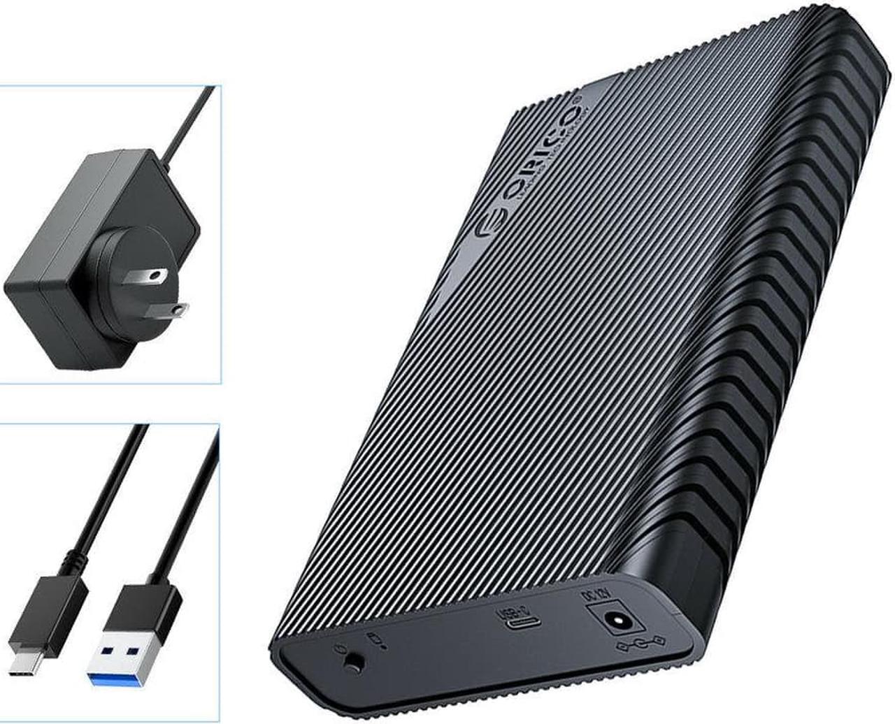 Alt view image 2 of 5 - 3.5inch External Type-C Hard Drive Enclosure Adapter For 2.5/3.5 HDD/SSD Up To 18TB SATA to USB External Hard Drive Case