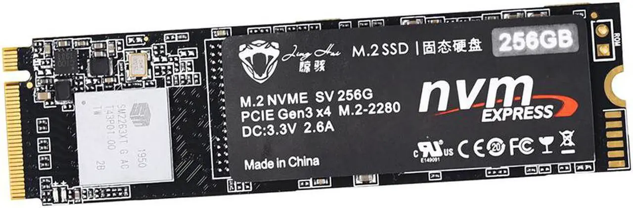 Main image of M.2 NVME Pcle Gen3×4 Hard Drive 2280 NVME 1.3 SSD 3D NAND 128G 256G 512G 1T Solid State Drive