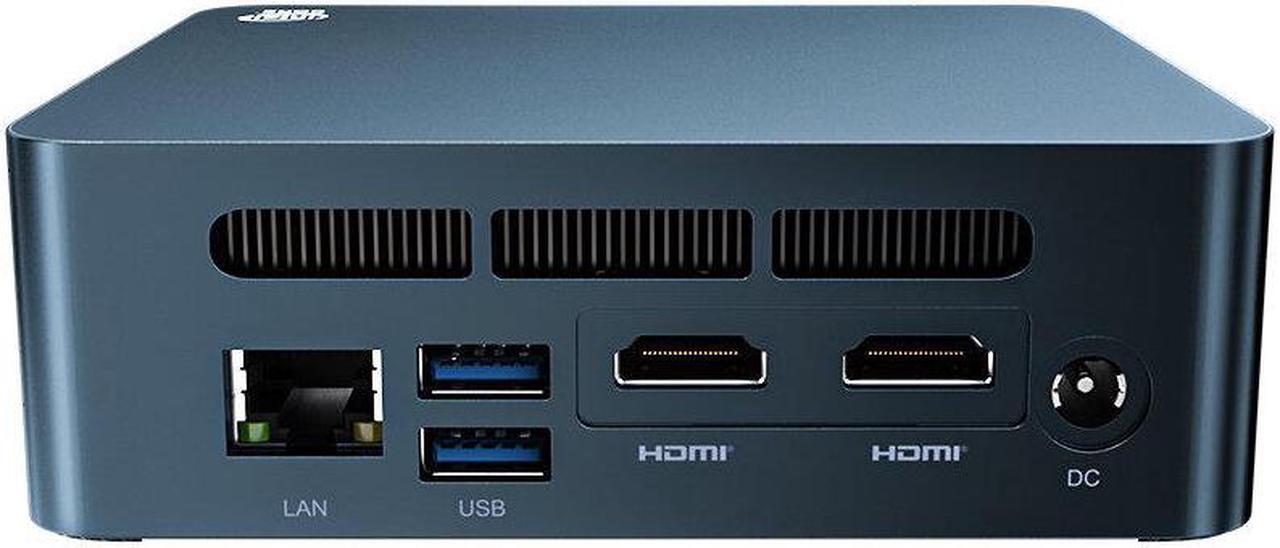 Alt view image 5 of 5 - Speed S1 Mini PC Intel i3-8109U 8GB DDR4-2400MHz RAM 256GB NVMe SSD WiFi5 RJ45 1000M LAN  Type-C Dual Screen 4K 60FPS Windows10 Pro Mini Computer