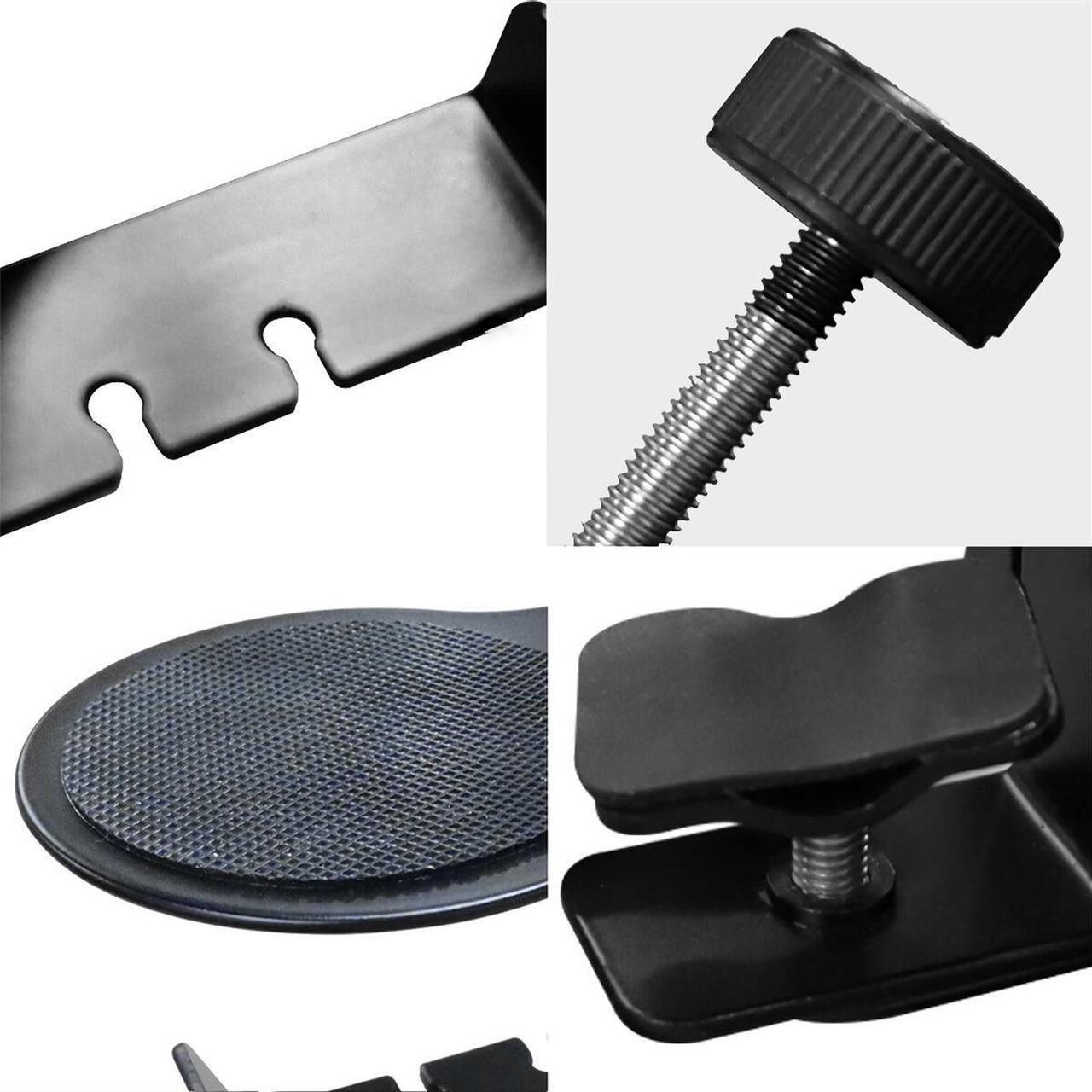 Alt view image 2 of 4 - 2-in-1 Headset Stand Cup Holder 360° Rotating PC Gaming Headphone Hanger Wall Hook Mount Headphone Organizer Desktop Accessories