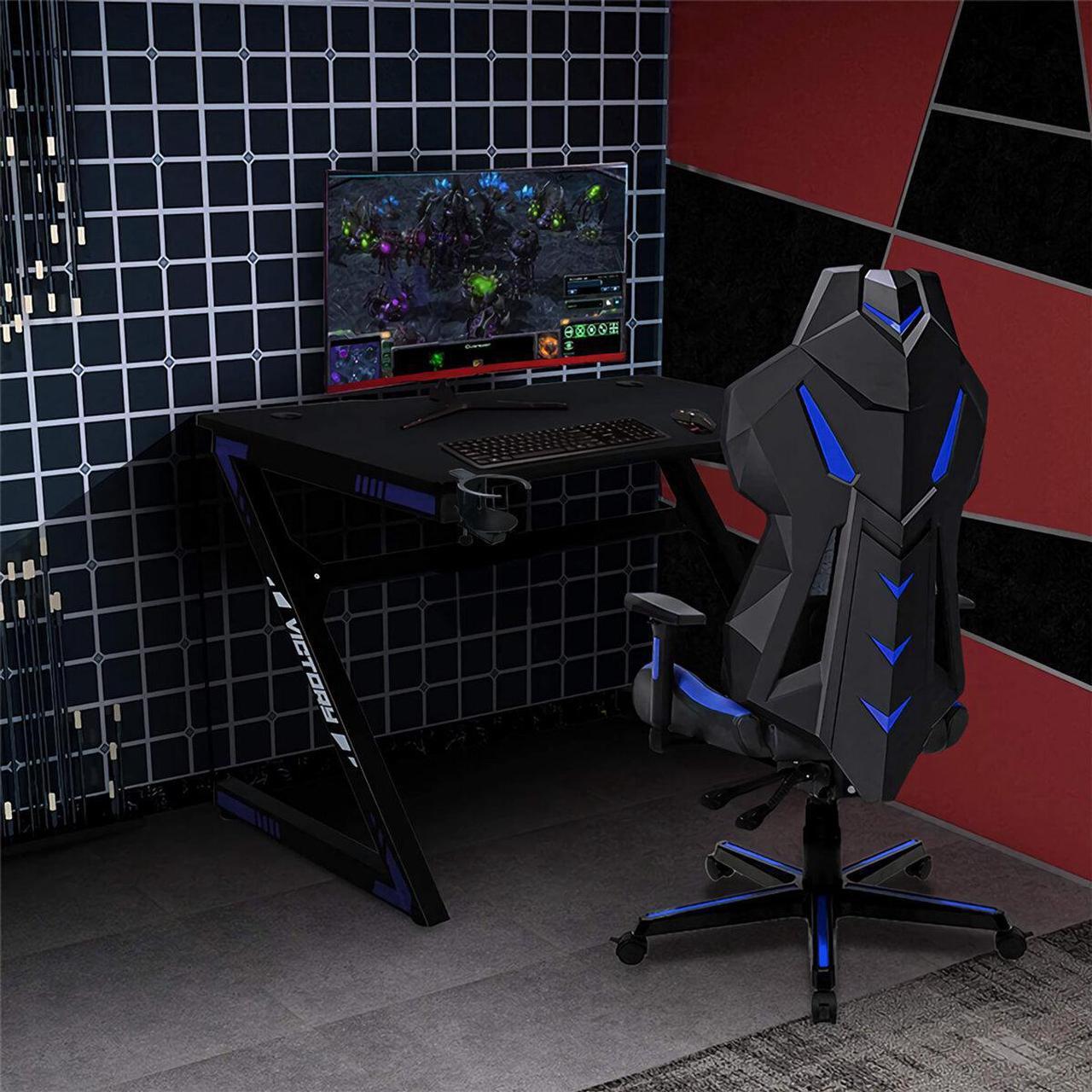 Alt view image 4 of 4 - 2-in-1 Headset Stand Cup Holder 360° Rotating PC Gaming Headphone Hanger Wall Hook Mount Headphone Organizer Desktop Accessories