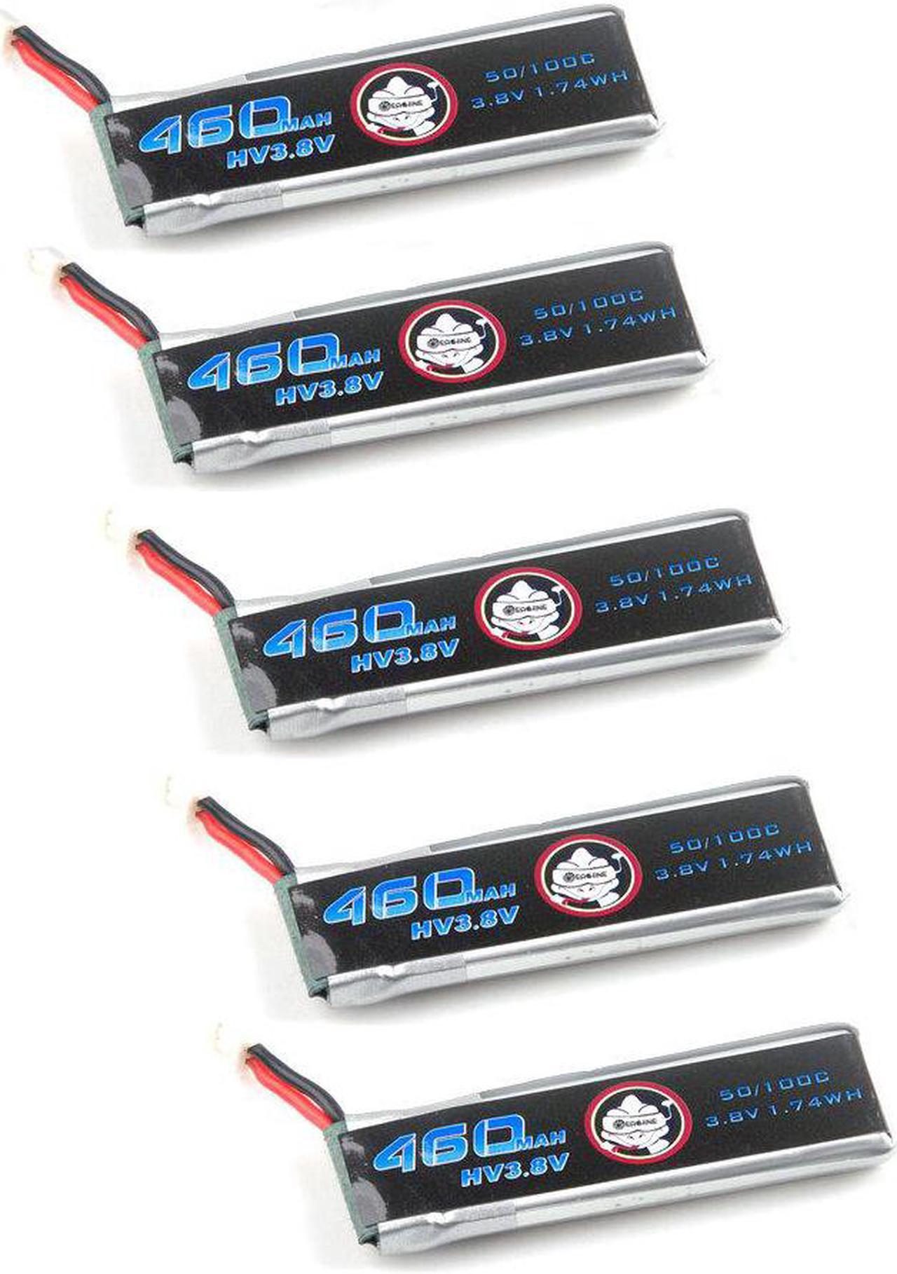 5X3.8V 460mAh 50C/100C 1S Lipo Battery 60*18*7mm PH2.0 Output for Novice-II FPV Racing Drone