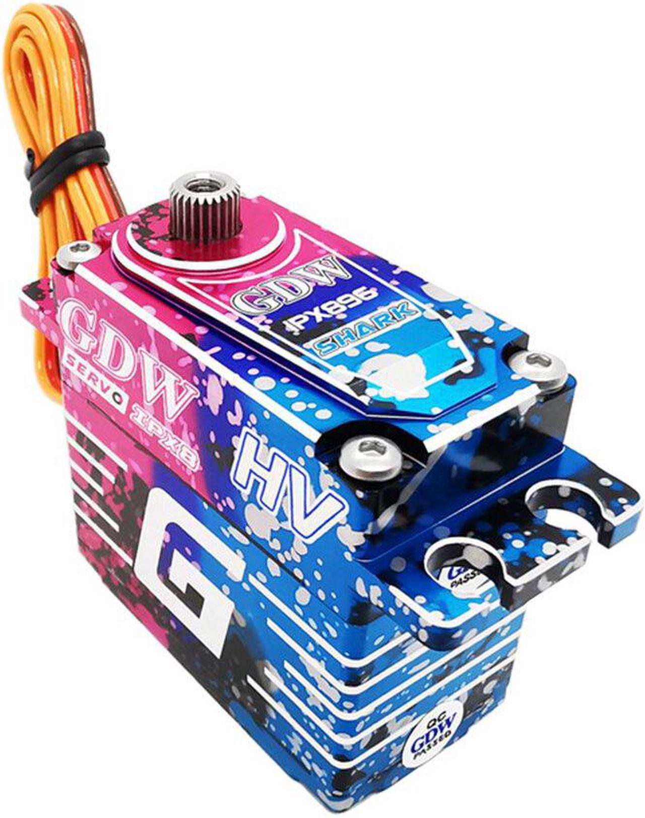 Alt view image 4 of 5 - IPX896 Shark 43KG 120° / 180° Steel Gear Brushless Waterproof Digital Servo For RC Models RC Car Robot