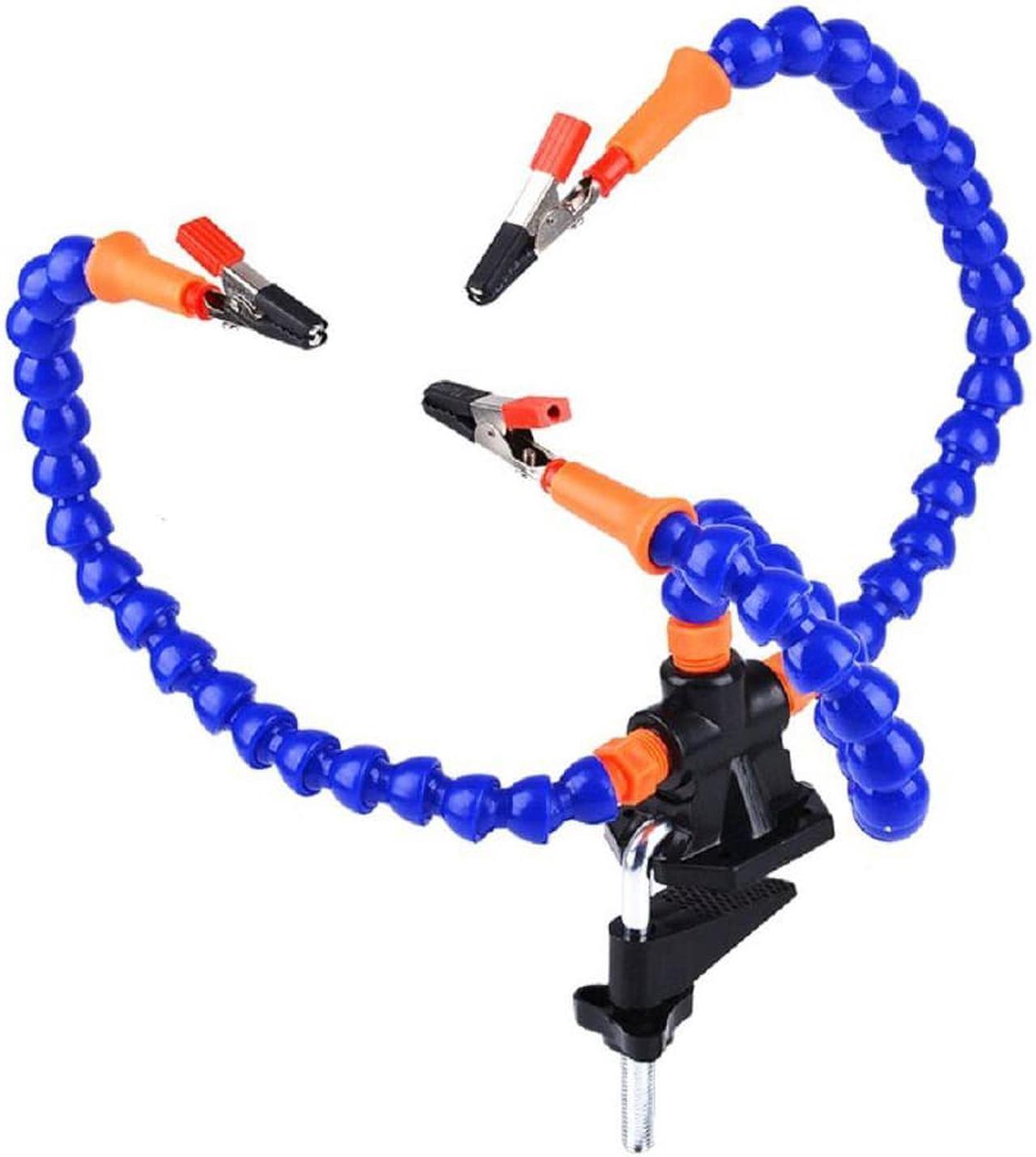 Alt view image 5 of 5 - Multi Soldering Station Third Hand Tool With 2/3 Flexible Arms Soldeirng Iron Holder for RC Model