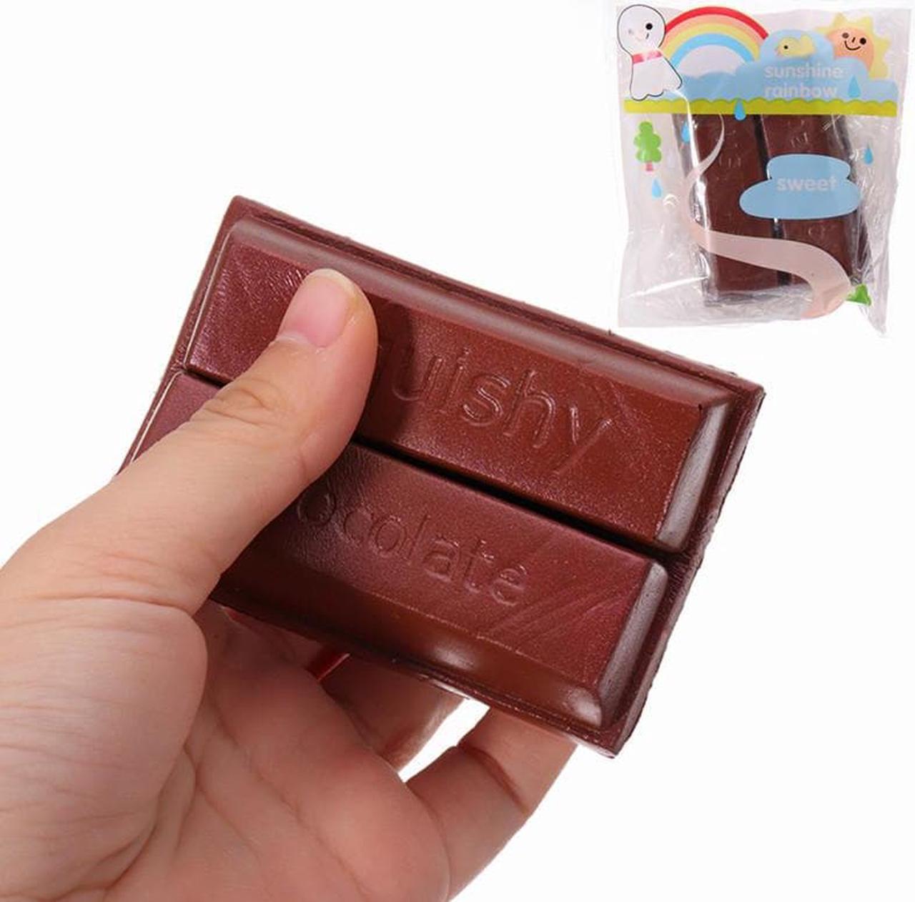 Squishy Chocolate 8cm Sweet Slow Rising With Packaging Collection Gift Decor Toy