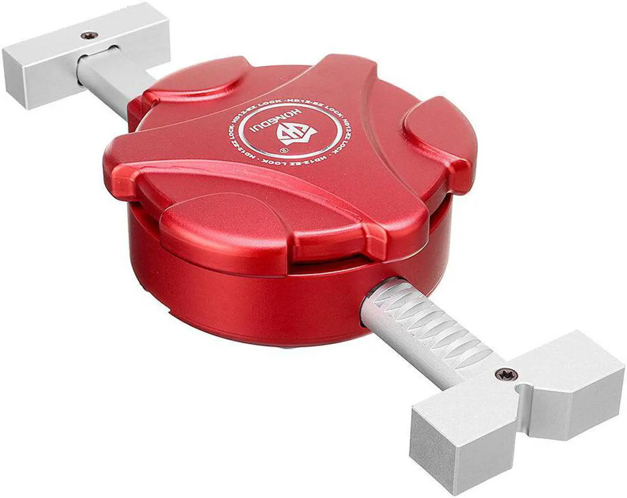 Main image of Aluminum Alloy Auto-Adjust In Line Dog Clamp Right Angle Clamp Versatile Countoured Dial Adjustable In-Line Clamp For MFT Table Desktop Woodworking DIY Tools