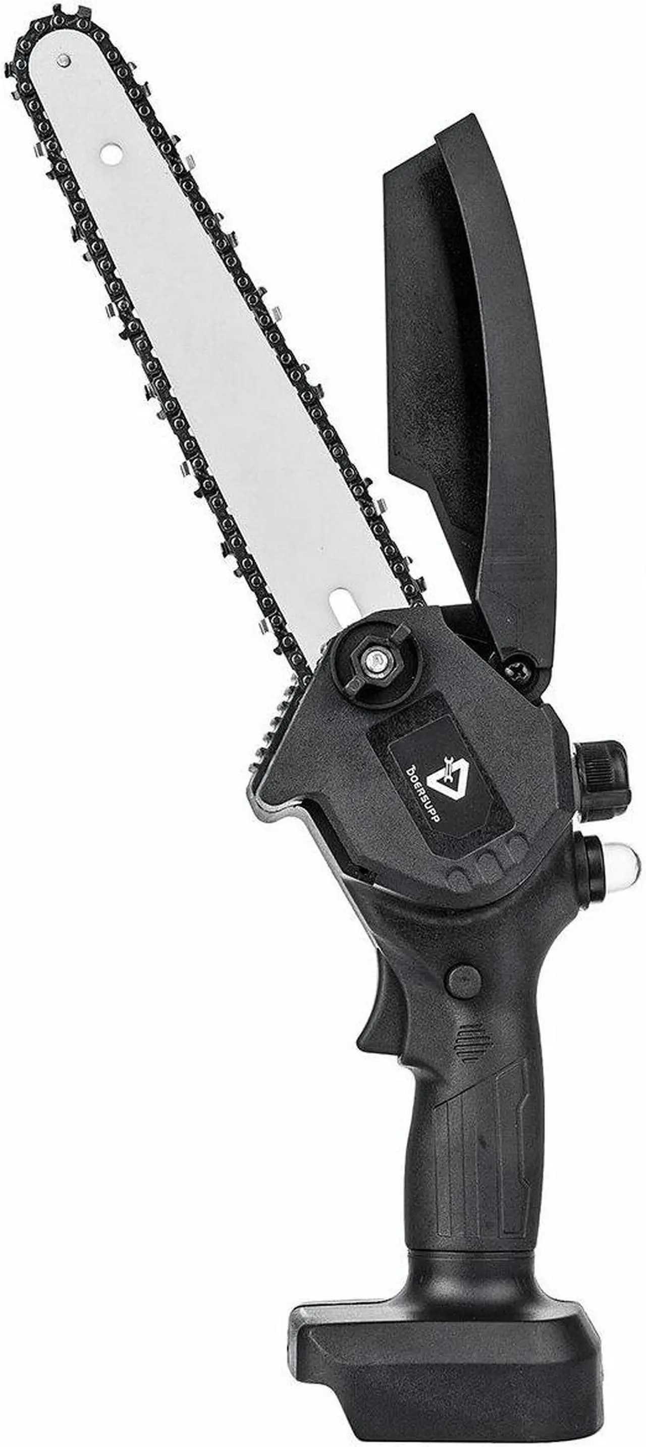 Alt view image 4 of 5 - 88VF 8 Inch Portable Electric Saw Pruning Chain Saws 3000W 5M/S Rechargeable Woodworking Power Tools Wood Cutter W/ None/1/2 Battery